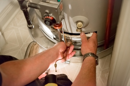 Inspecting a Water Heater